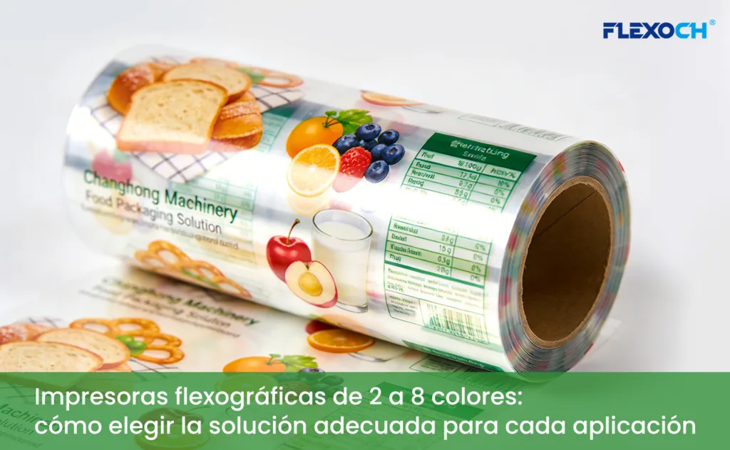 Impresoras flexográficas de 2 a 8 colores: cómo elegir la solución adecuada para cada aplicación