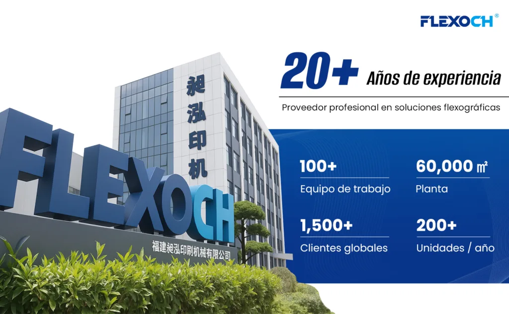 máquina flexográfica para etiquetas