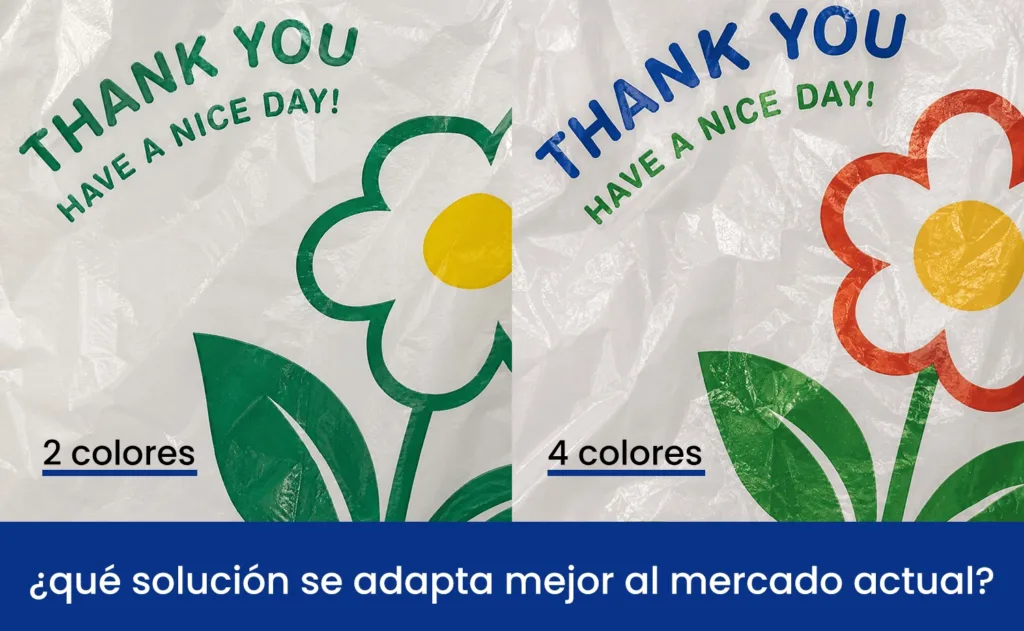 Impresora flexográfica 2 colores vs impresora flexografica 4 colores: ¿qué solución se adapta mejor al mercado actual?